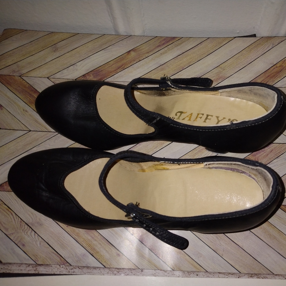 Vtg Taffy's Tap Shoes Size 7.5 Big Girl - Picture 6 of 12